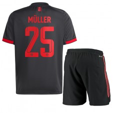 Bayern Munich Thomas Muller #25 Tredjeställ Barn 2022-23 Korta ärmar (+ Korta byxor)